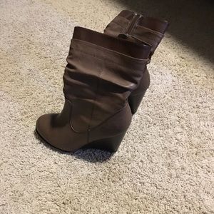 Brown Wedge boots